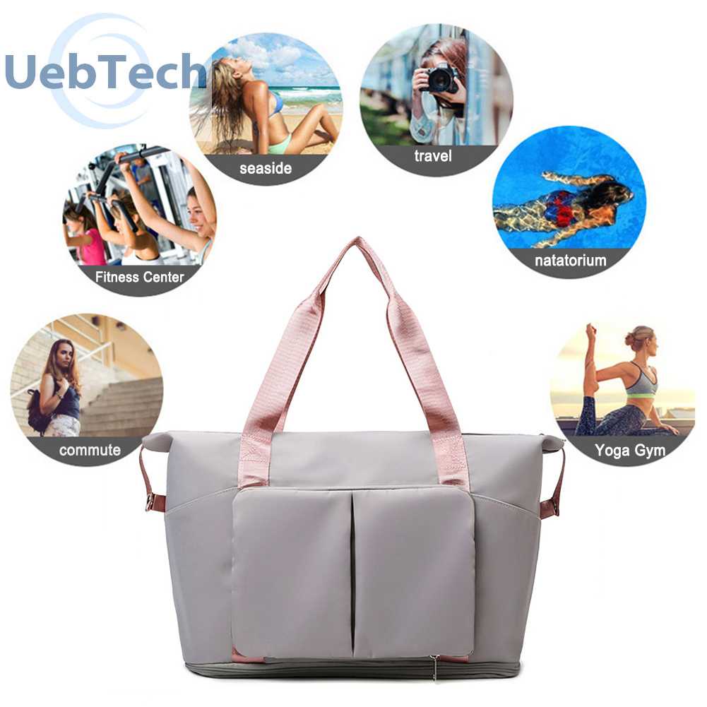 Túi Đựng Dụng Cụ Tập Thể Hình Bằng Vải Oxford Có Thể Gấp Gọn Tiện Lợi