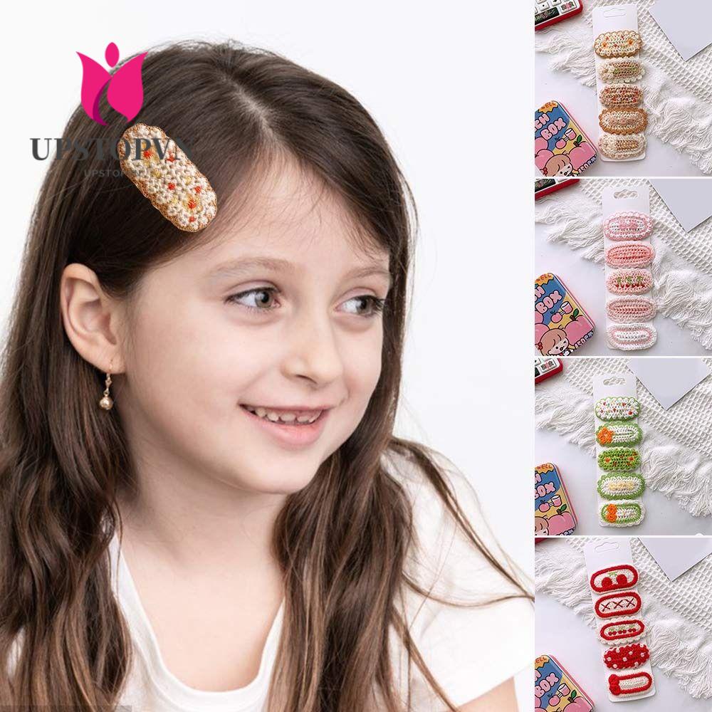 Kẹp Tóc Họa Tiết Hoa Xinh Xắn Cho Nữ