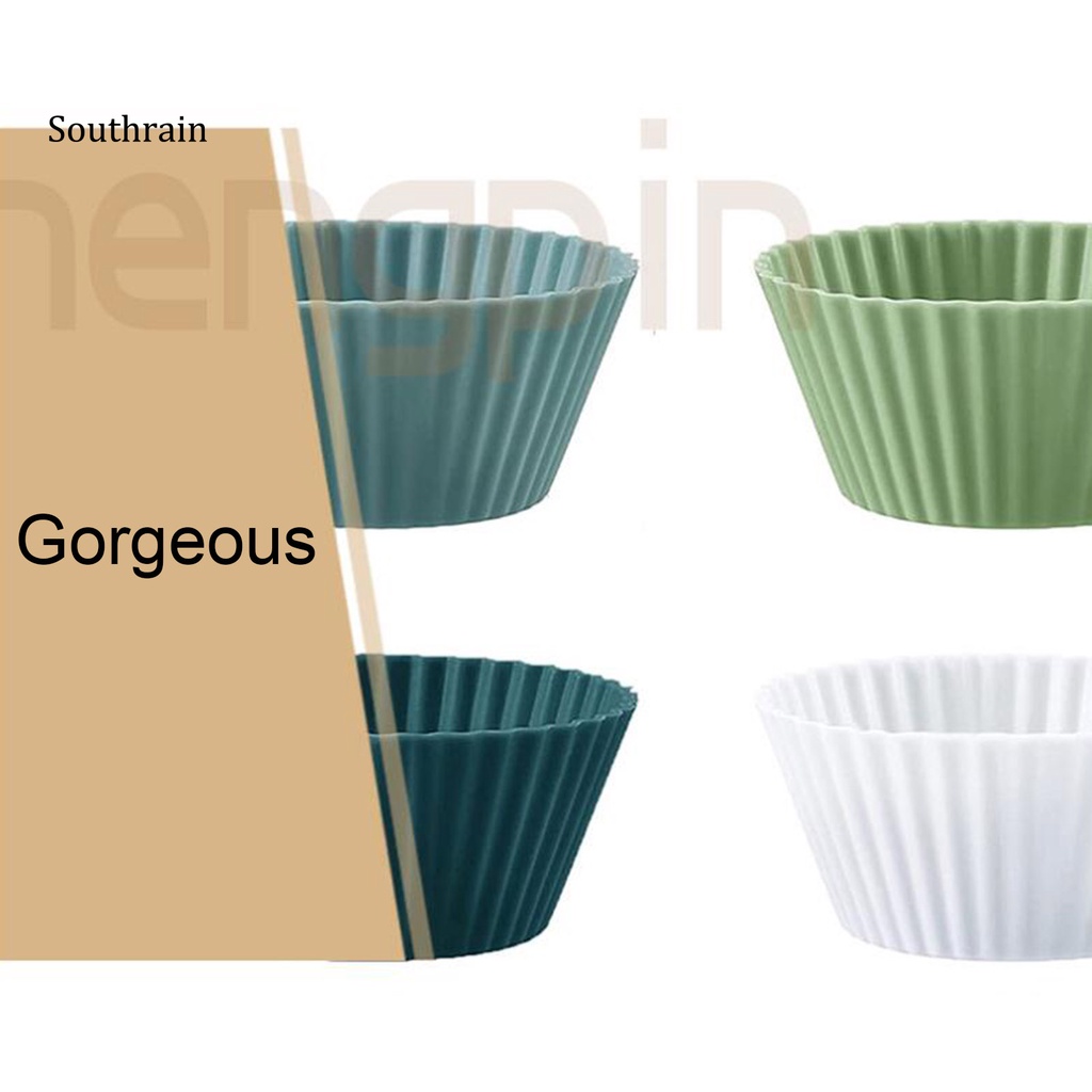 Set 12 Khuôn Silicone Làm Bánh Mousse Mini Chống Dầu Dễ Tháo Rời