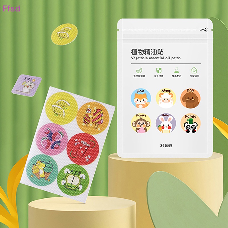 Set 36 / 60 Miếng Dán Chống Muỗi Tự Nhiên Không Độc Hại Họa Tiết Hoạt Hình