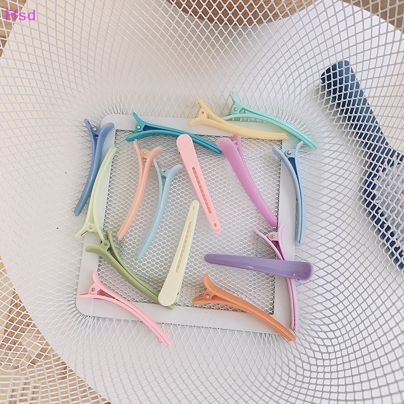 {Ffsd} Set 10 Kẹp Tóc Không Đường May Kẹp Tóc Mái Một Hàng Bán Chạy Cho Bé Gái