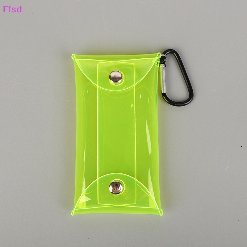 {Ffsd} Hộp Đựng Tiền Xu / Chìa Khóa Trưng Bày Bằng PVC Trong Suốt Thủ Công