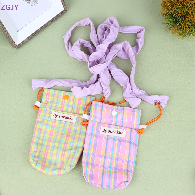 1 Túi Xách Đeo Vai Vải Canvas Mini Đựng Điện Thoại Thời Trang Cho Nữ Mới