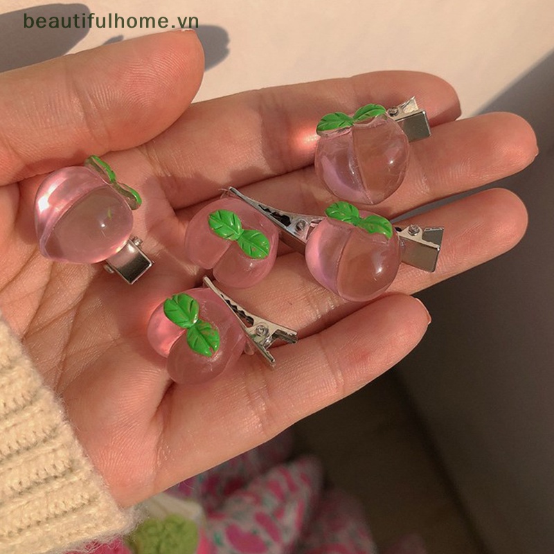 Kẹp Tóc Hình Hoa Hồng &amp; Bướm Dễ Thương Cho Nữ 1 Cái