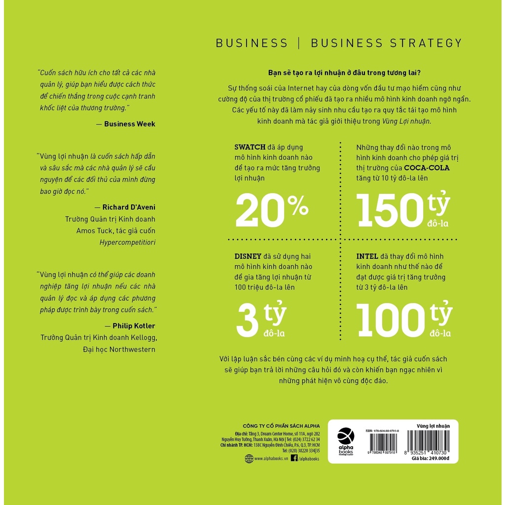 Sách - Vùng Lợi Nhuận