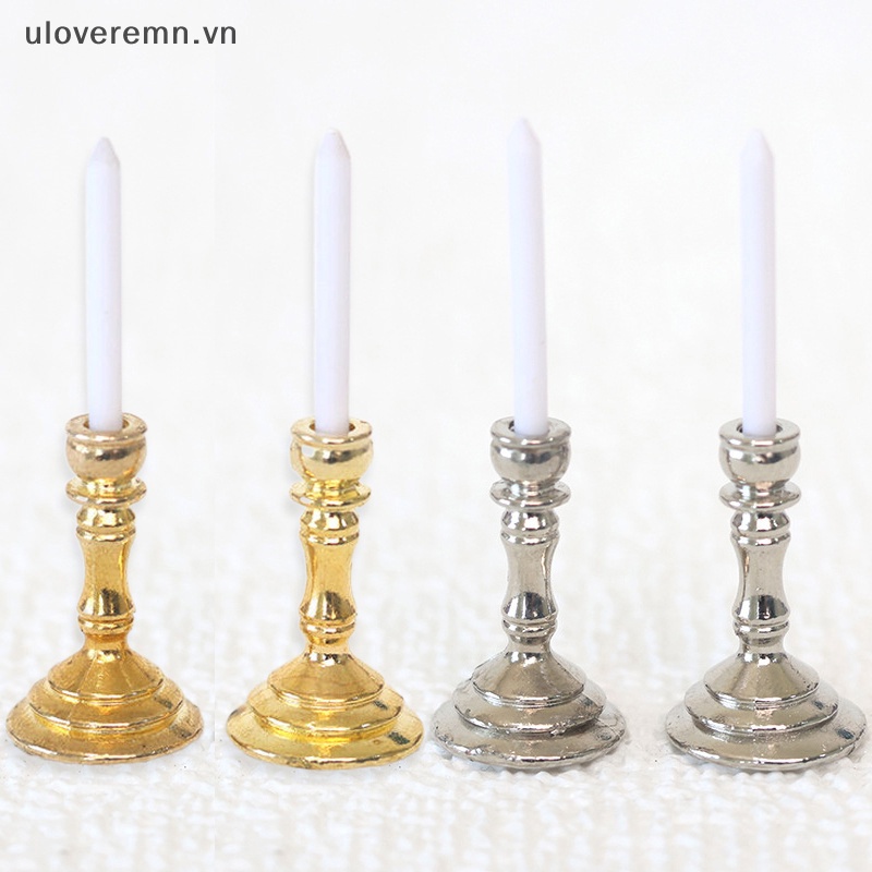 1 Cặp Giá Đỡ Mô Hình Candelabra Trang Trí Nhà Búp Bê 1: 12