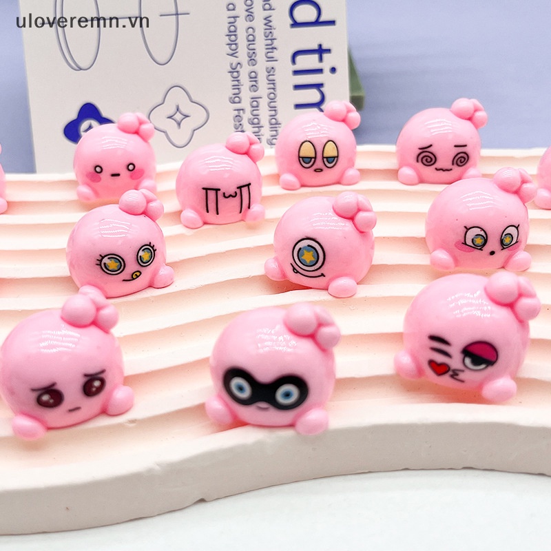 Bộ 3 Tượng Nhựa Hoạt Hình Mini Màu Dạ Quang Dùng Trang Trí Tiểu Cảnh DIY