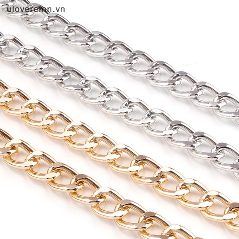 Uloveremn Thắt Lưng Dây Xích Kim Loại Nhiều Lớp Dáng Dài Phối Tua Rua Cho Nữ