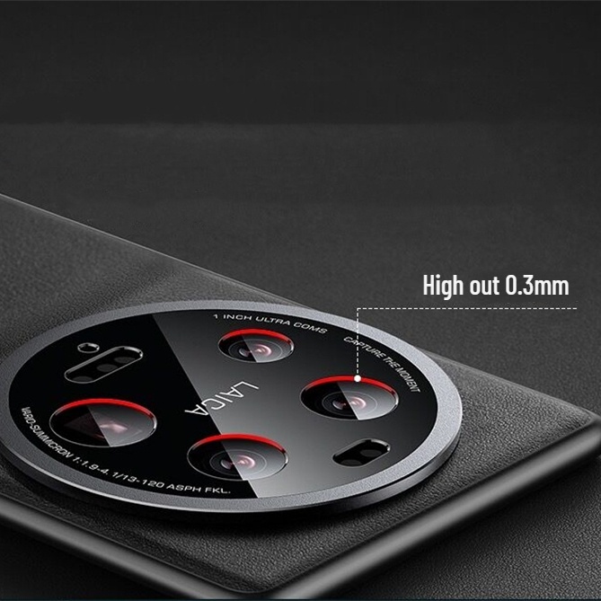 Ốp Điện Thoại Da PU Siêu Mỏng Nhẹ Bảo Vệ Camera Cho Xiaomi Mi 13 Ultra