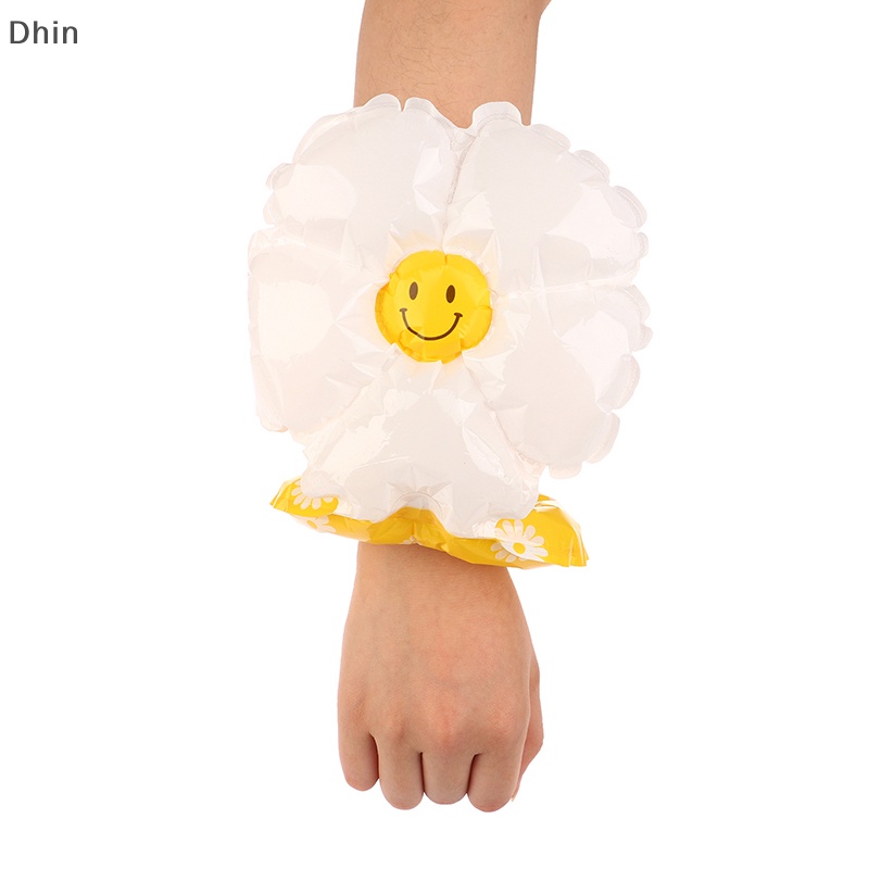 Set 50 Bong Bóng Đeo Cổ Tay In Hình Hoa Cúc / Hướng Dương Trang Trí Tiệc Sinh Nhật / Tiệc Tắm Cho Bé