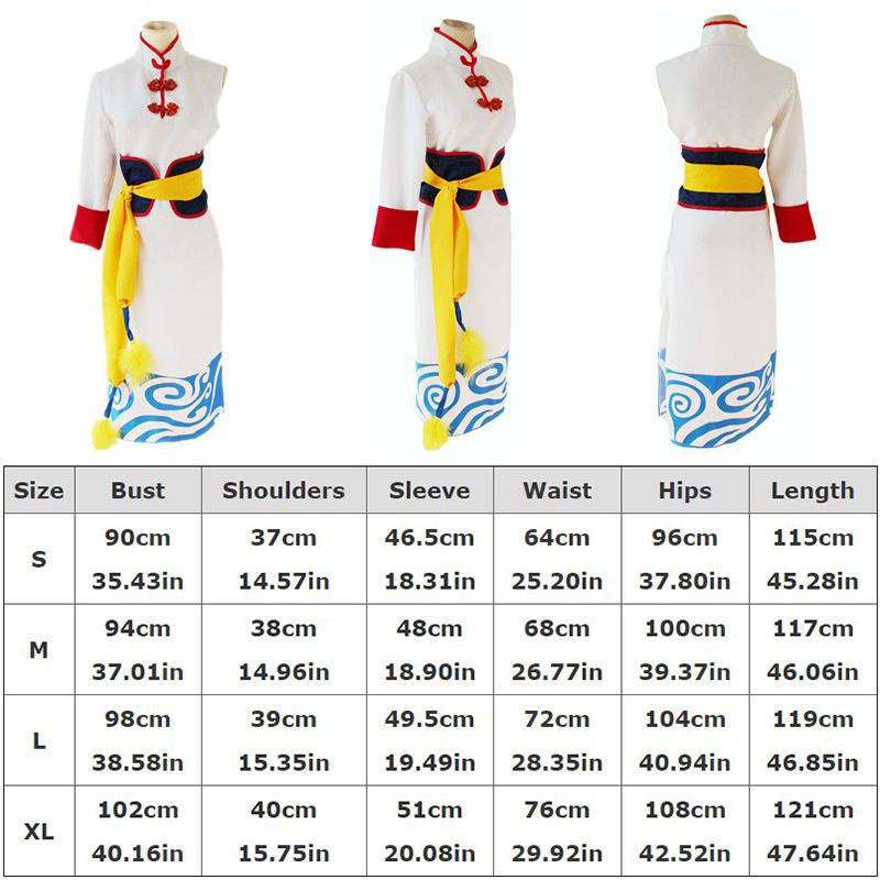 Đầm Sườn Xám Hóa Trang Nhân Vật Gintama Kagura