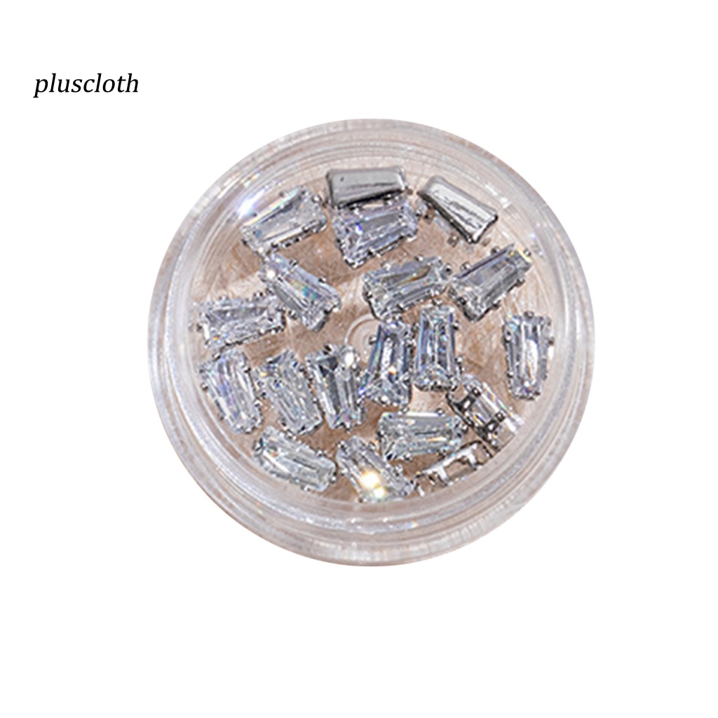 1 Hộp Phụ Kiện Trang Trí Móng Tay Nghệ Thuật Tạo Hiệu Ứng 3D Bằng Hợp Kim DIY