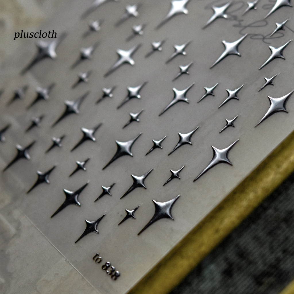 Miếng Dán Trang Trí Móng Tay Tự Dính Không Phai Màu Phong Cách Ins DIY 5D