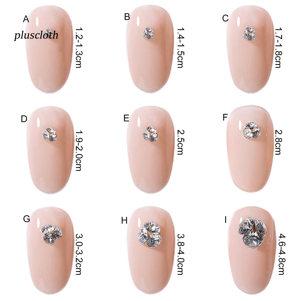 1 Túi Hạt Kim Cương Giả Lấp Lánh Tự Trang Trí Móng Tay