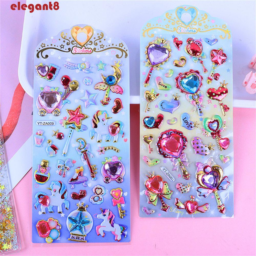 Miếng Dán 3D Trang Trí Album Cho Bé|Sticker Dán Trang Trí Xinh Xắn Chất Lượng