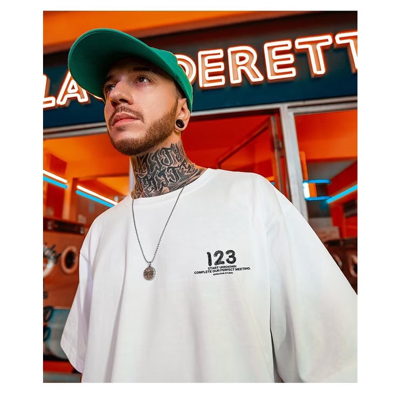 Áo Thun Cotton Tay Ngắn Phong Cách Âu Mỹ Thời Trang Mùa Hè Mới 2023 Dành Cho Nam