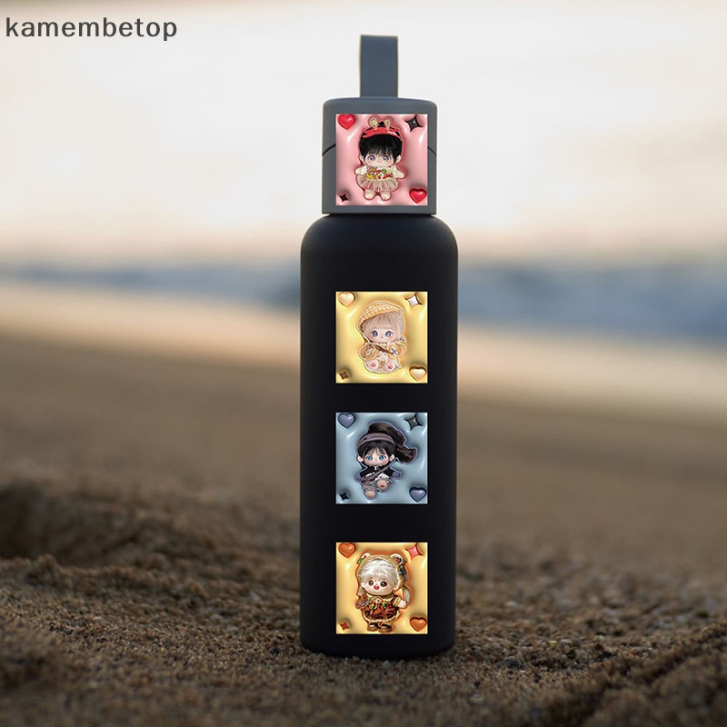 Bộ 62 Miếng Dán Hoạt Hình Bằng Cotton Mềm Mại Trang Trí Ván Trượt / Laptop / Xe Hơi