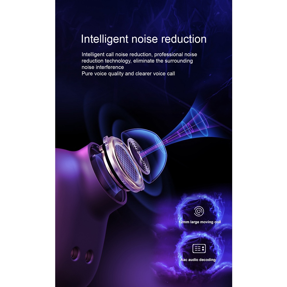 Tai Nghe Nhét Tai Thể Thao Không Dây 9D Bluetooth V5.1 E10 TWS Mini Cho Điện Thoại Di Động PK F9 MWGD