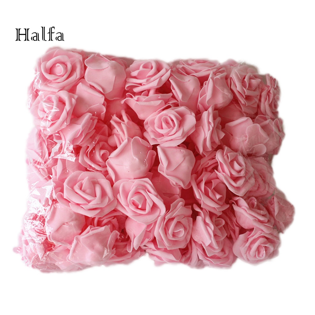 Set 100 Bông Hồng Xốp Nhẹ Không Phai Màu Trang Trí Sân Vườn
