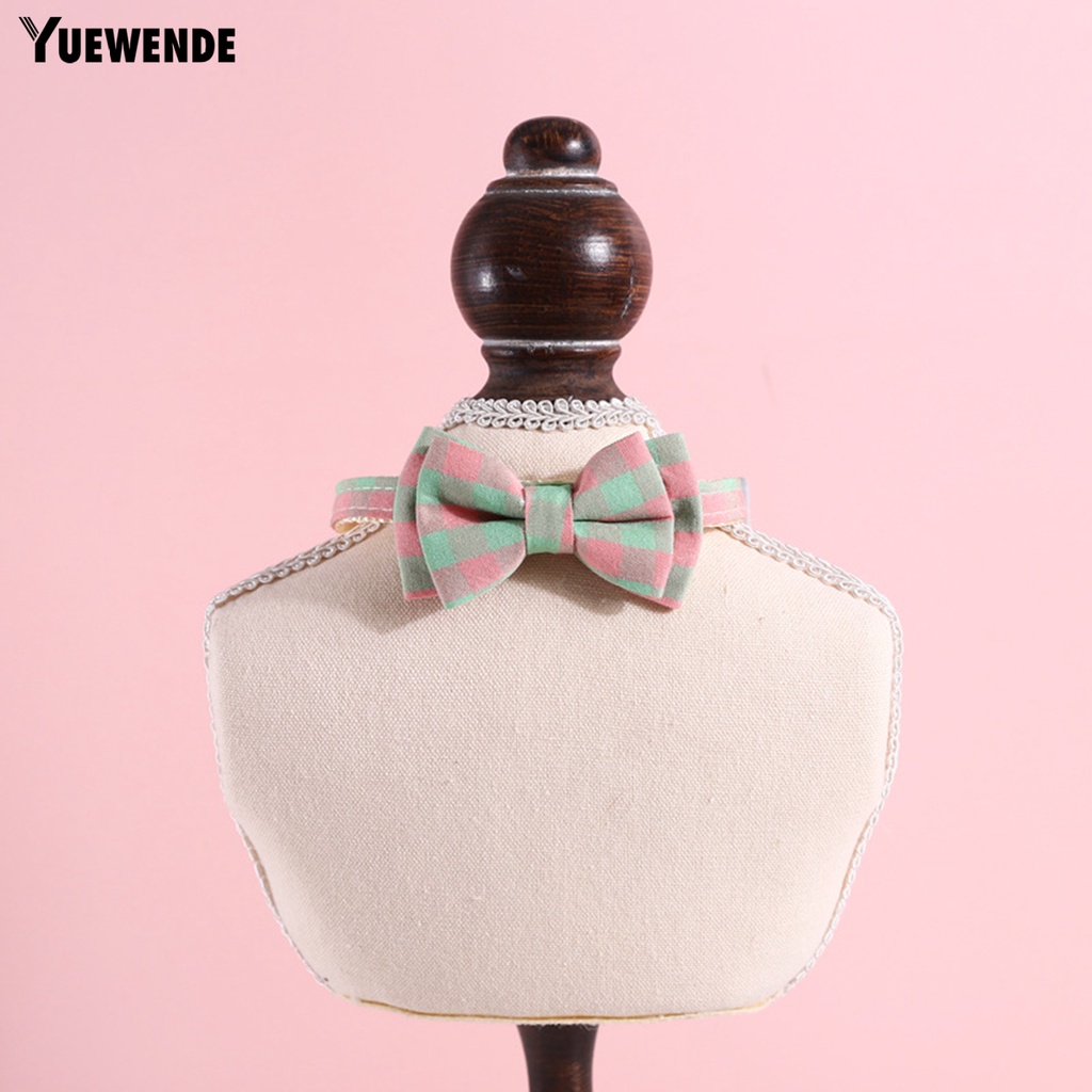 Vòng Cổ Gắn Nơ Trang Trí Thân Thiện Với Da Cho Thú Cưng