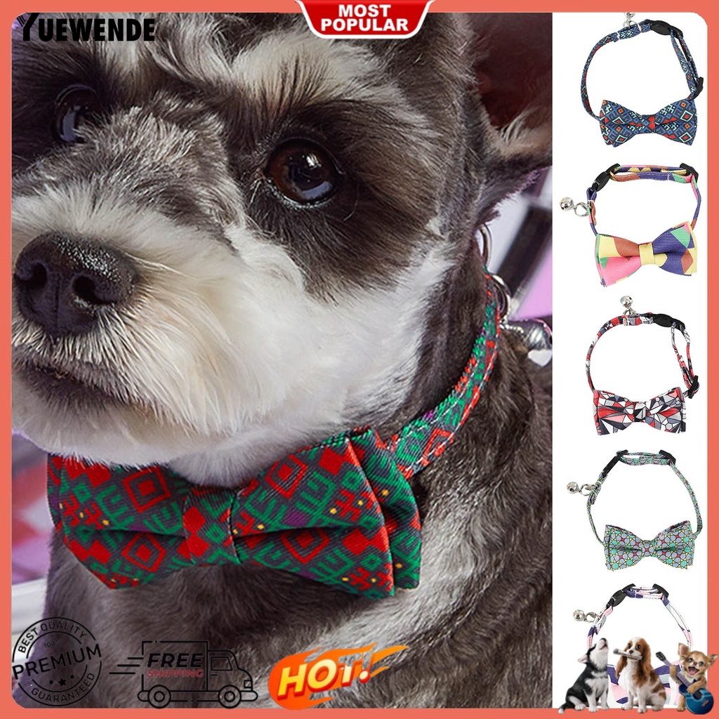 Vòng Cổ Đính Nơ Thoáng Khí Dành Cho Thú Cưng