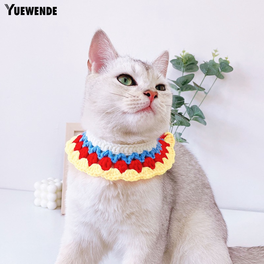 Vòng Cổ YQ.E Bằng Len Nhiều Màu Thời Trang Dành Cho Thú Cưng