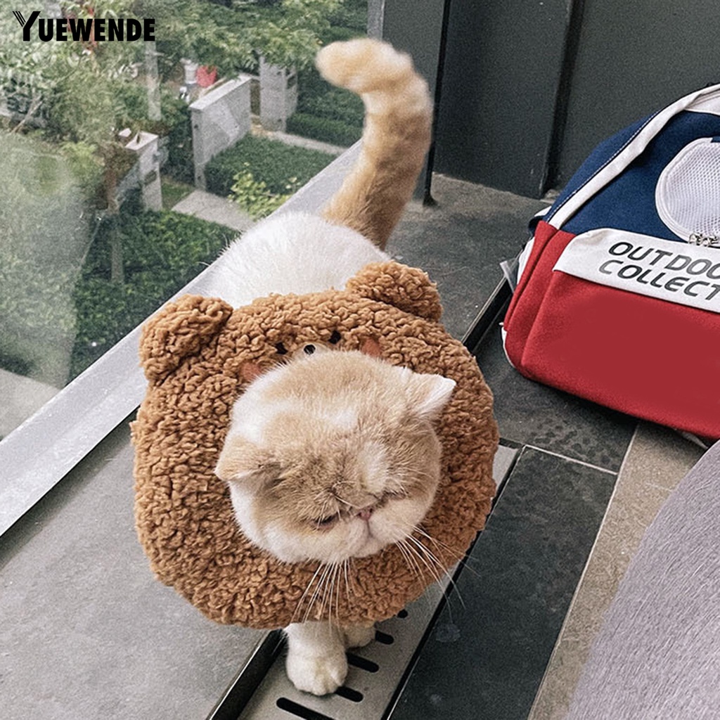 Yq.e Vòng Cổ Nylon Siêu Mềm Chống Mài Mòn Bảo Vệ Vết Thương Cho Mèo Cưng Trong Nhà