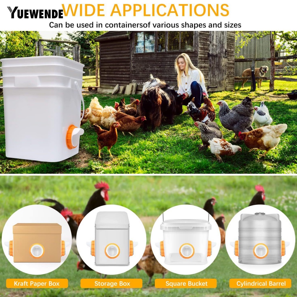 1 Bộ Dụng Cụ Cho Vịt Ăn Tự Động Không Chất Thải Thân Thiện Với Môi Trường DIY