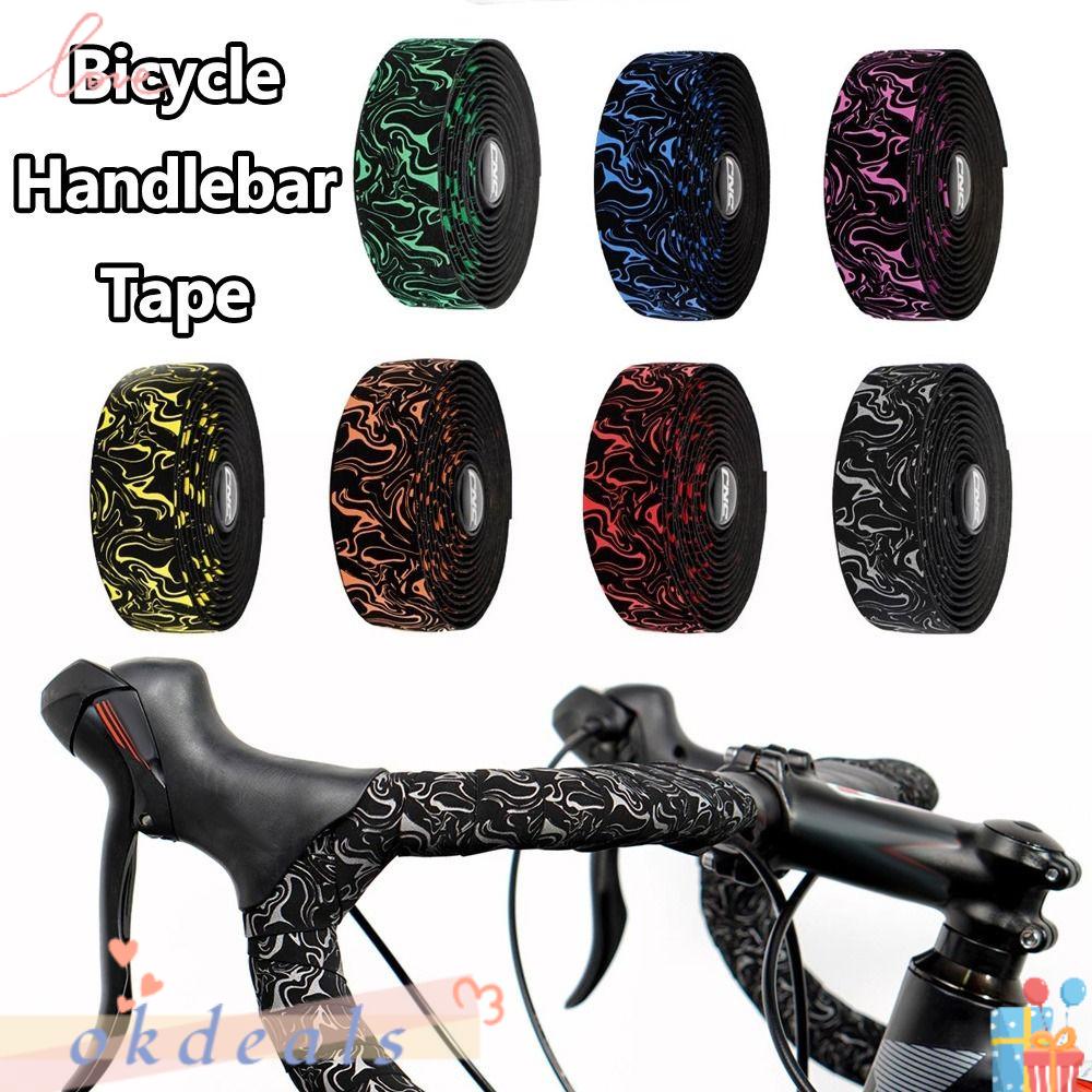 Set 2 Cuộn Băng Quấn Tay Lái Xe Đạp MTB Hấp Thụ Sốc Chống Trượt