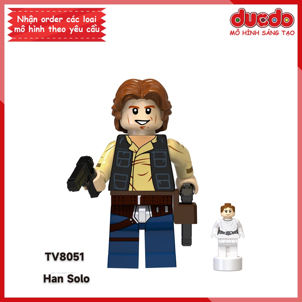 Minifigures nhân vật Chiến tranh giữa các vì sao - Đồ chơi Lắp ghép Xếp hình Mini Mô hình TV6107