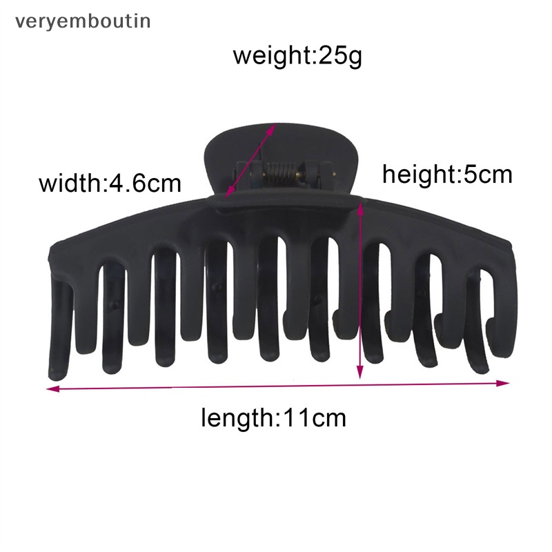 Kẹp Tóc Càng Cua Dày Dặn Cỡ Lớn Thời Trang Cho Nữ