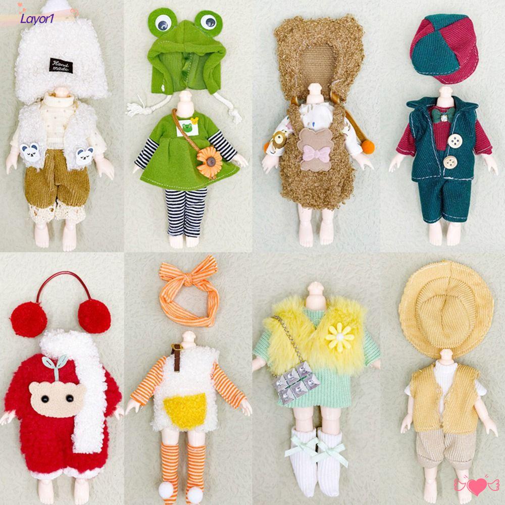 Đầm Thời Trang Xinh Xắn Dành Cho Búp Bê Ob11 Gsc 16~17cm LAYOR1