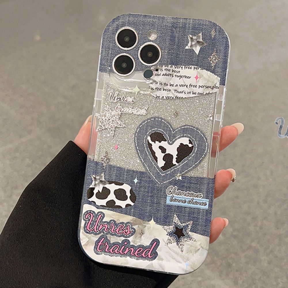 Ốp Điện Thoại TPU Mềm Chống Sốc Bảo Vệ Toàn Diện Phối Kim Tuyến Thời Trang Cho IPhone 11 14 13 12 Pro Max