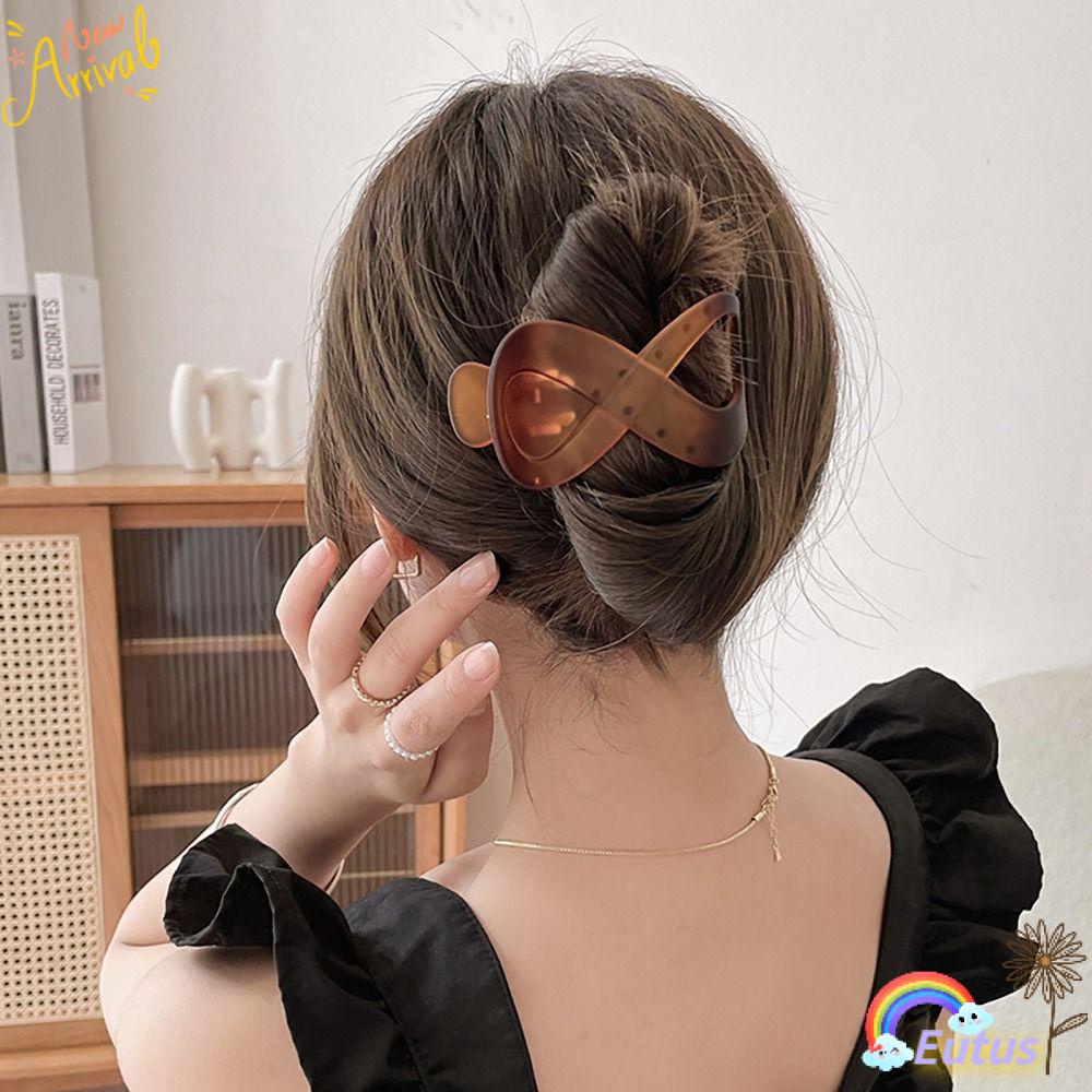 Set 3 Kẹp Tóc Càng Cua Chống Trượt Thời Trang Mạnh Mẽ