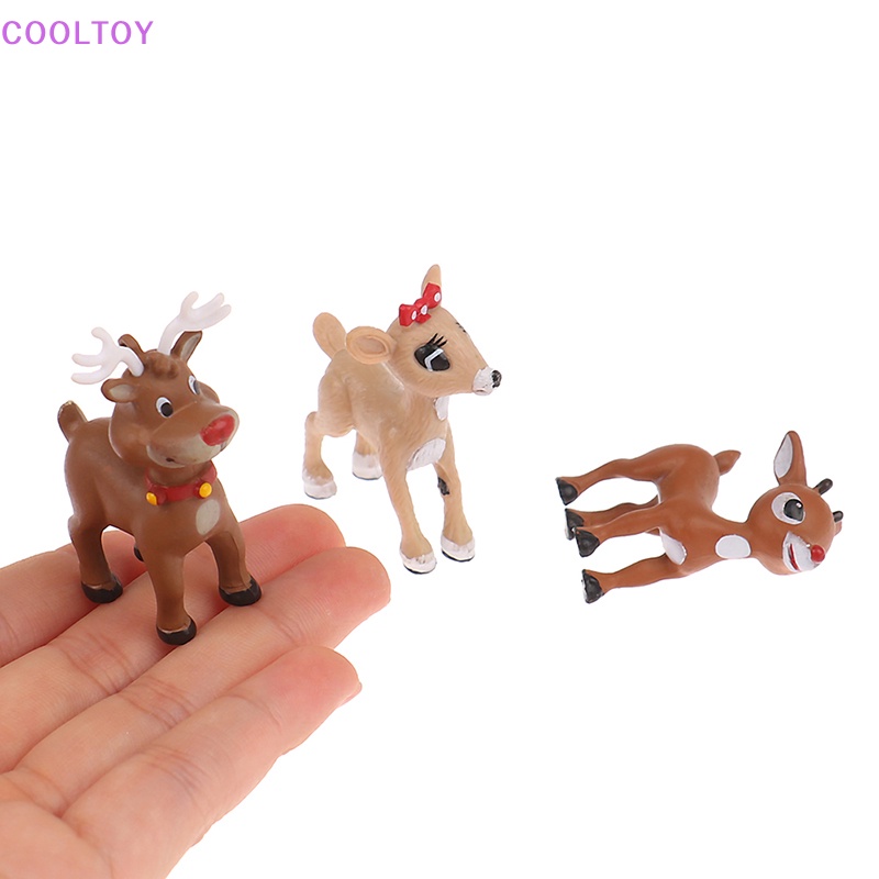 Cooltoy Đồ Chơi Mô Hình Tuần Lộc Giáng Sinh DIY Trang Trí Nhà Búp Bê