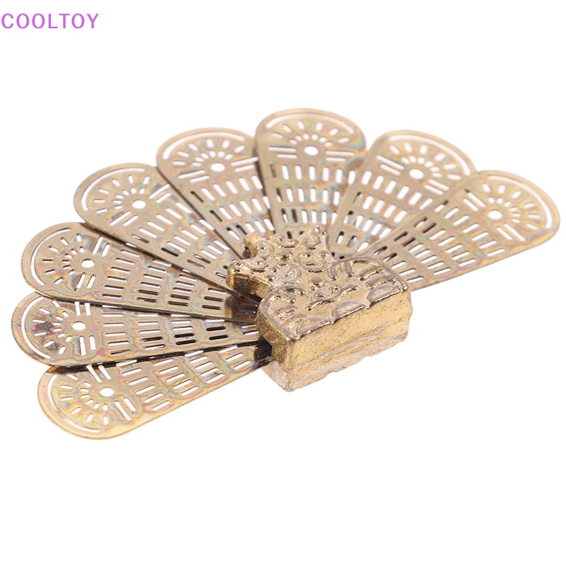 Cooltoy Vỏ Bọc Quạt Kim Loại Trang Trí Nhà Búp Bê Tỉ Lệ 1: 12