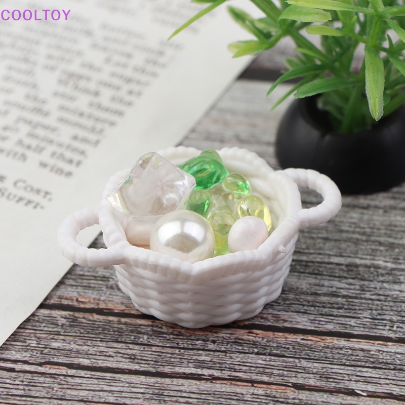 Cooltoy 1 Giỏ Đựng Đồ Chơi Mini Trang Trí Nhà Búp Bê Tỉ Lệ 1: 12 DIY