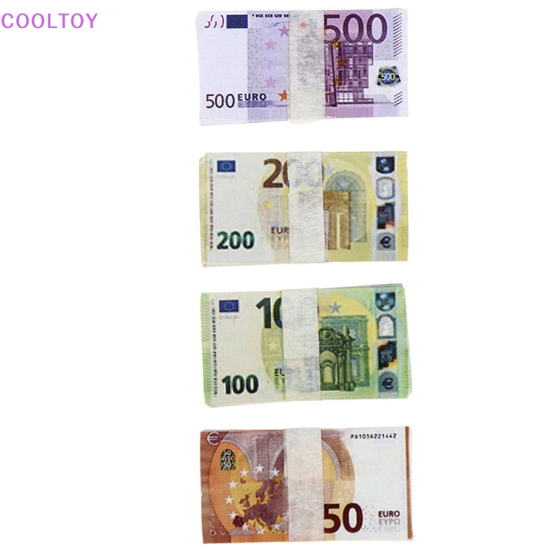 Cooltoy Set 20 Mô Hình Ngân Hàng Châu Âu Đồ Chơi Mini Cho Nhà Búp Bê