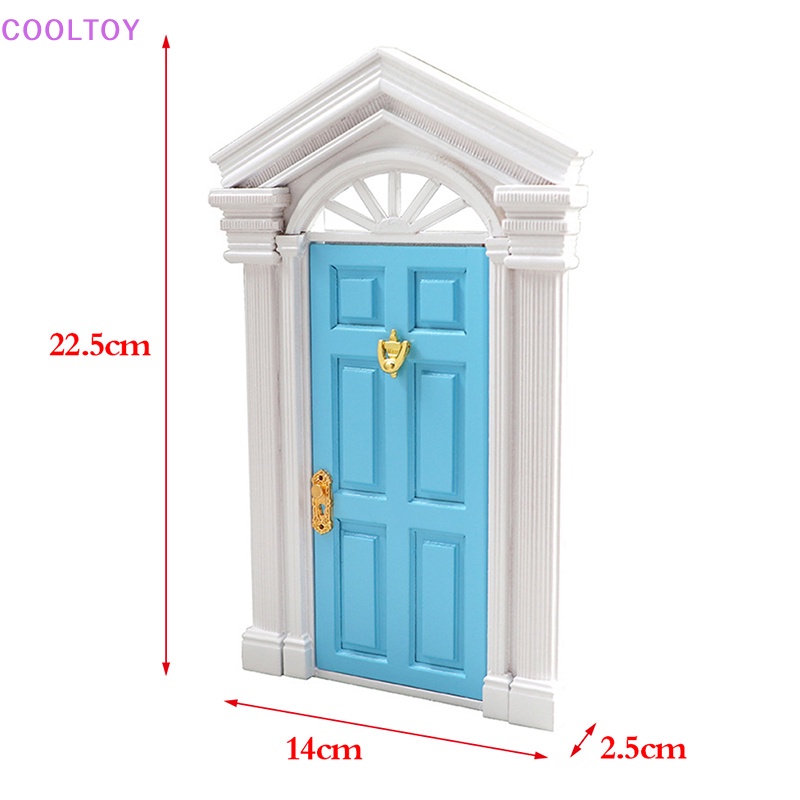 Cooltoy Mô Hình Nhà Búp Bê DIY 6 Cửa Màu Sắc Với Tỷ Lệ 1: 12