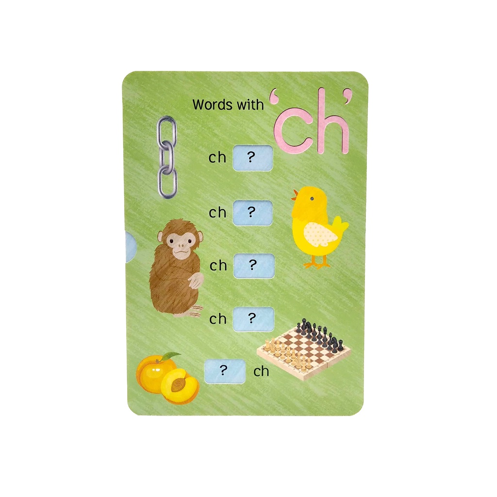 Little Genius: Phonics Pull The Tab Flashcards
