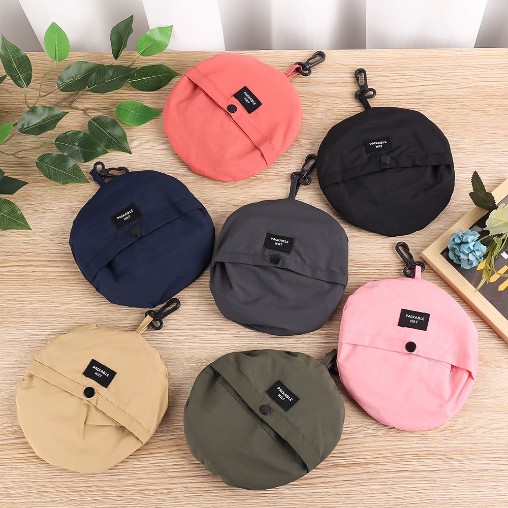 Mũ Xô Dây Rút Unisex Chống Tia UV Chống Nước Chống Nắng Có Thể Điều Chỉnh Và Gấp Gọn Dùng Khi Chạy Bộ Ngoài Trời