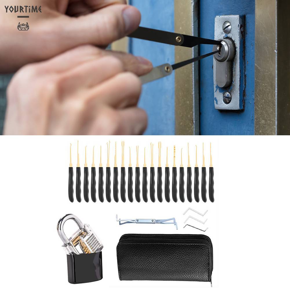 Bộ 26 Dụng Cụ Mở Khóa Trong Suốt Cho Người Mới Bắt Đầu