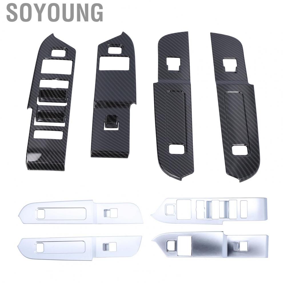 Soyoung Window Switch Panel Trim Frame Decoration Fit for Land Rover Defender 2020-2021 RHD