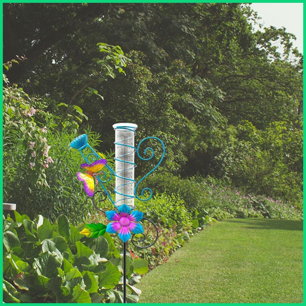 Đồng Hồ Đo Lượng Mưa Ngoài Trời Hình Dạng Đẹp Với Cọc Chống Rỉ Sét Chống Thấm Nước Mưa Rơi Vỡ Để Trang Trí Jwvn