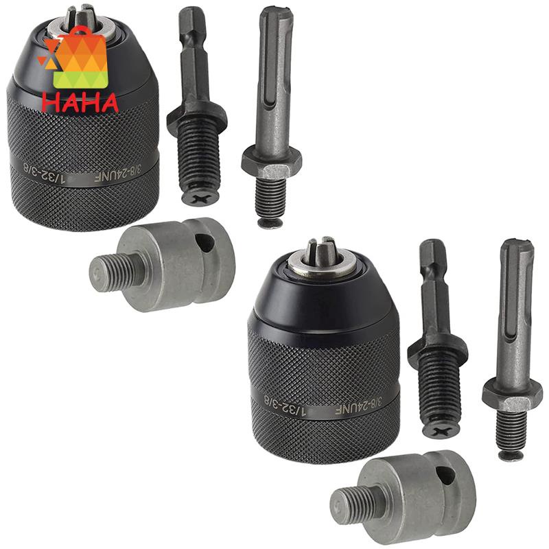 Đầu Kẹp Mũi Khoan 0.8-10Mm 3 / 8Inch-24 1 / 4Inch Hex 1 / 2Inch