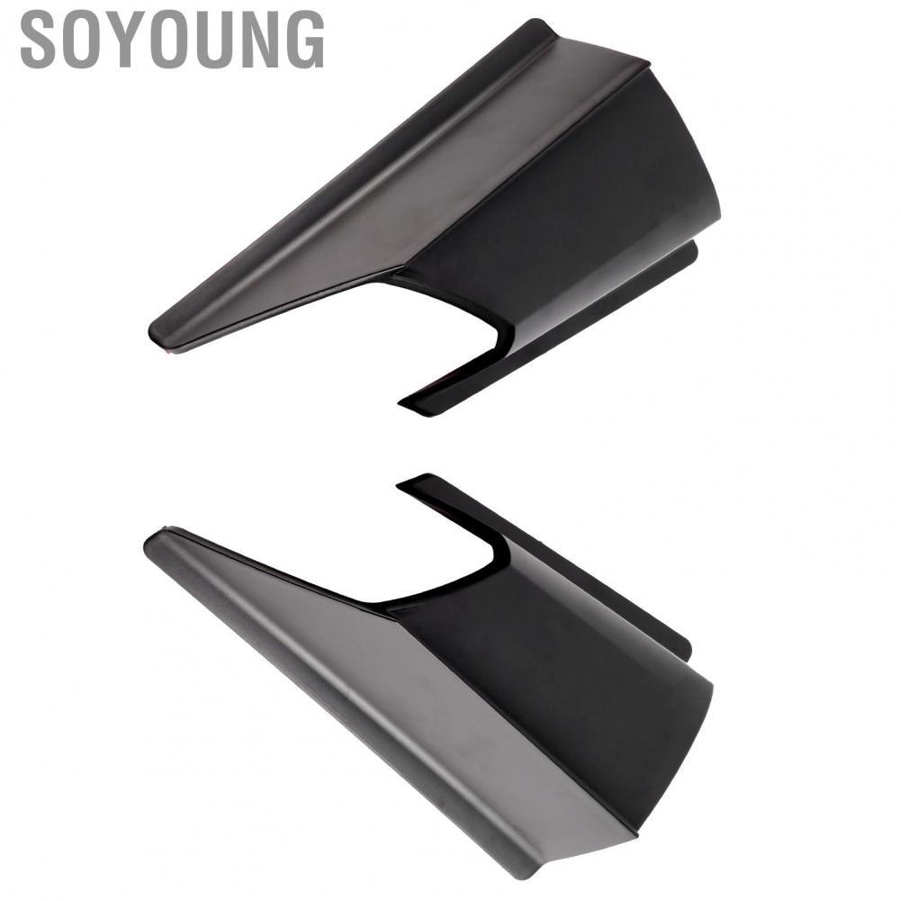 Soyoung Pair Matte Black GP Winglets Aerodynamic Wing Fairing Side Spoiler Fit for Honda ADV 150 2019‑2021