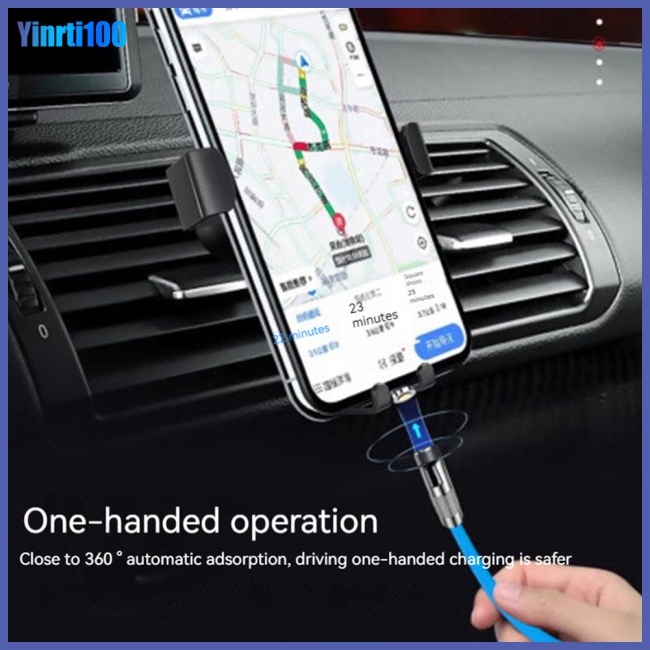 Cáp Sạc Nhanh Yinrti 120W 6A 180 Độ Type c / android Cho Xiaomi Huawei