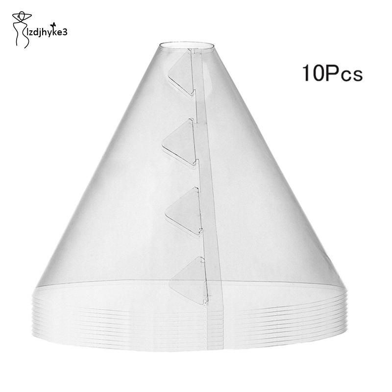 Set 10 Vỏ Bọc Chuông Mini Chống Thời Tiết Có Thể Tái Sử Dụng Cho Nhà Kính / Sân Vườn lzdjhyke3