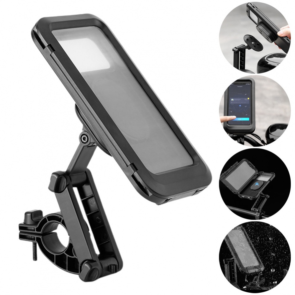 Ốp Điện Thoại Gắn Tay Lái Xe Đạp / Mô Tô Kích Thước 22-32mm