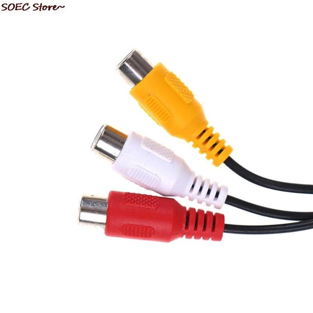 [COD] Cáp ChuyểN ĐổI Âm Thanh / Video 3Rca Lỗ CắM 3.5mm Sang ĐầU CắM 3.5mm